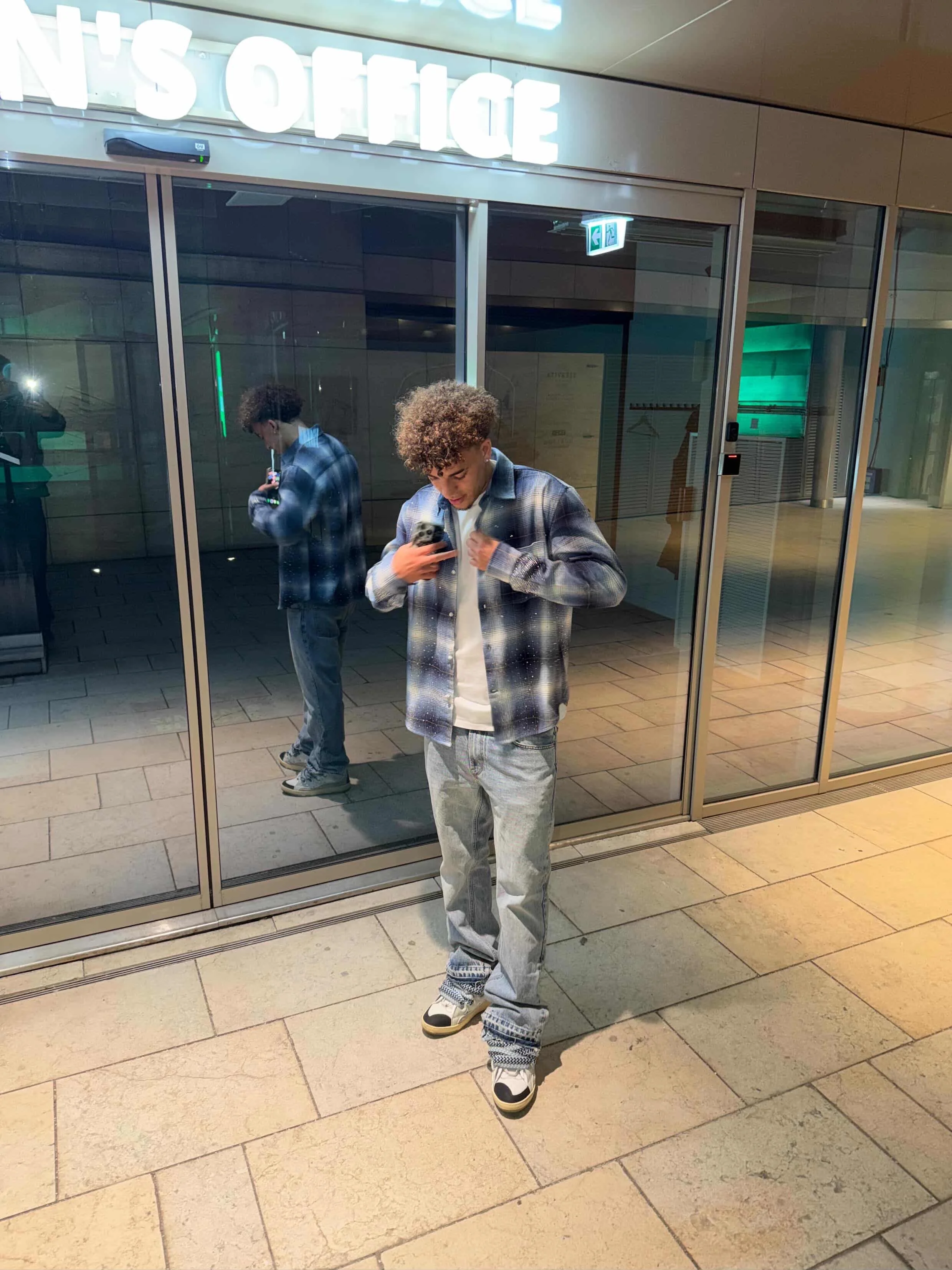 VACE Culture Flannel Lifestyle Shot – custom streetwear